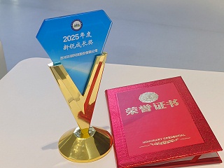 喜报 | 环球科技荣获“2025年度新锐成长奖”